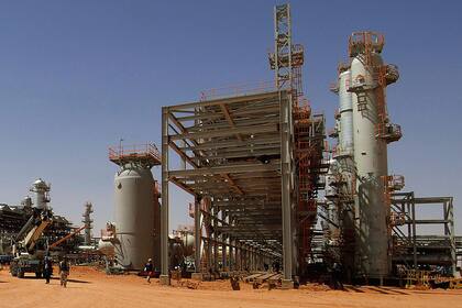 La planta gasífera en la que se desarrolla el conflicto está unicada en el medio del desierto de Sahara