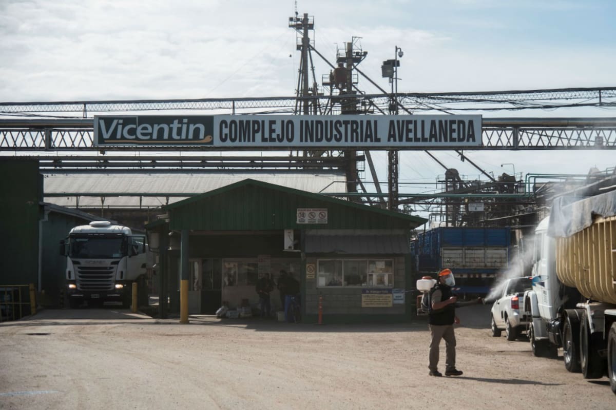 La planta industrial en Avellaneda, Santa Fe