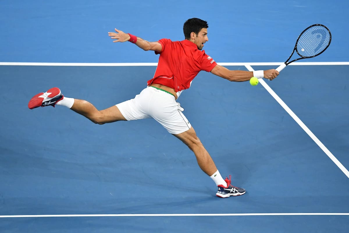 La plasticidad de Novak Djokovic, intacta con los años