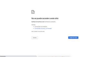 La plataforma digital colapsó y no se puede ingresar al acto virtual