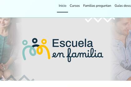 La plataforma Escuela en Familia del gobierno porteño