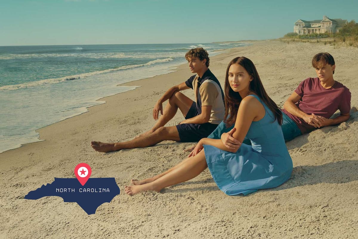 La playa Cousins de la serie "El verano en el que me enamoré" se encuentra en Carolina del Norte, Estados Unidos (Prime Video)