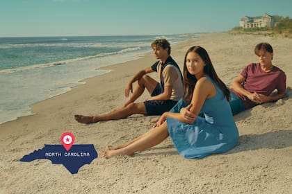 La playa Cousins de la serie "El verano en el que me enamoré" se encuentra en Carolina del Norte, Estados Unidos (Prime Video)