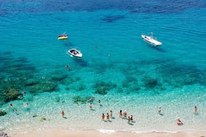La playa de Banje, en Dubrovnik.