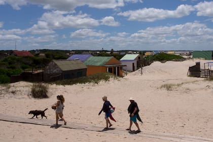 La playa de Barra de Valizas