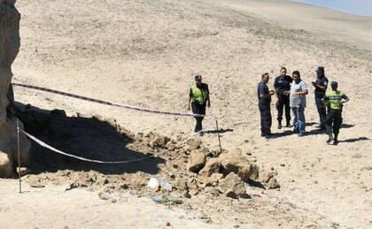 La playa de Camet donde ocurrió el hecho