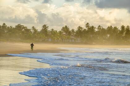 La playa de Guaruja es un paraíso de aguas cálidas y sol eterno