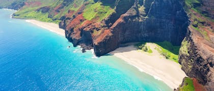 La playa de Honopu es de difícil acceso