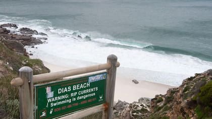 La playa de Sudáfrica en donde desapareció el rugbier