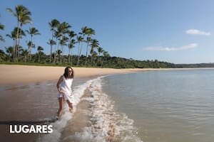 La playa Itapororoca, una de las joyas de este litoral bahiano.