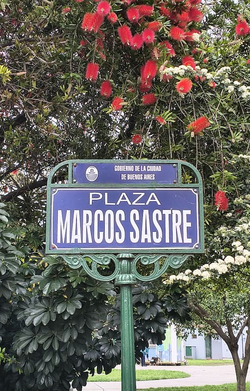 La plaza Marcos Sastre, hoy
