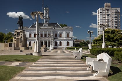 La Plaza San Martín da cuenta de la impronta del genial arquitecto