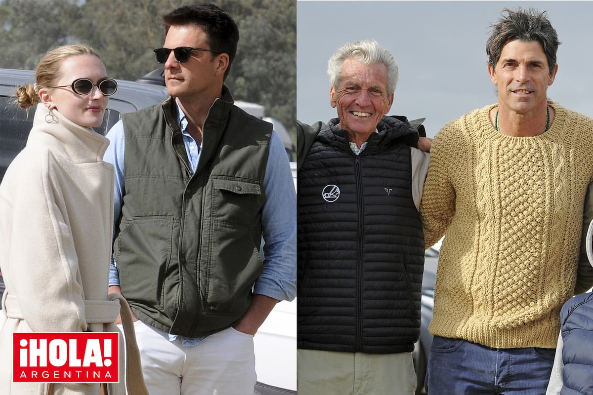 La poeta holandesa y embajadora de marcas de lujo Anna Seidel, Alex Jusca, Alejandro Battro y Nacho Figueras alentaron a los equipos