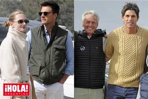 La poeta holandesa y embajadora de marcas de lujo Anna Seidel, Alex Jusca, Alejandro Battro y Nacho Figueras alentaron a los equipos