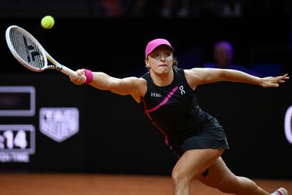 La polaca Iga Swiatek, N°1 del ranking WTA, busca meterse en la final del Madrid Open