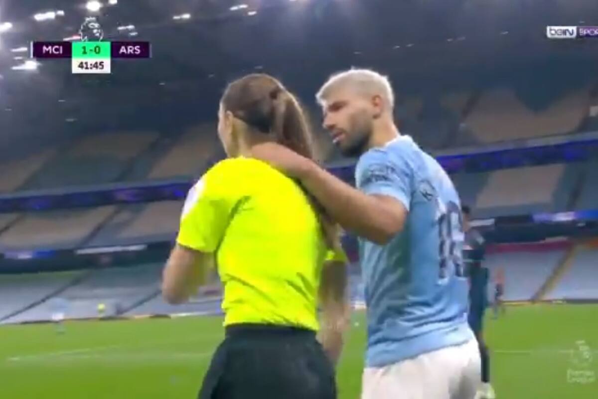 La polémica de la reacción de Agûero con la asistente