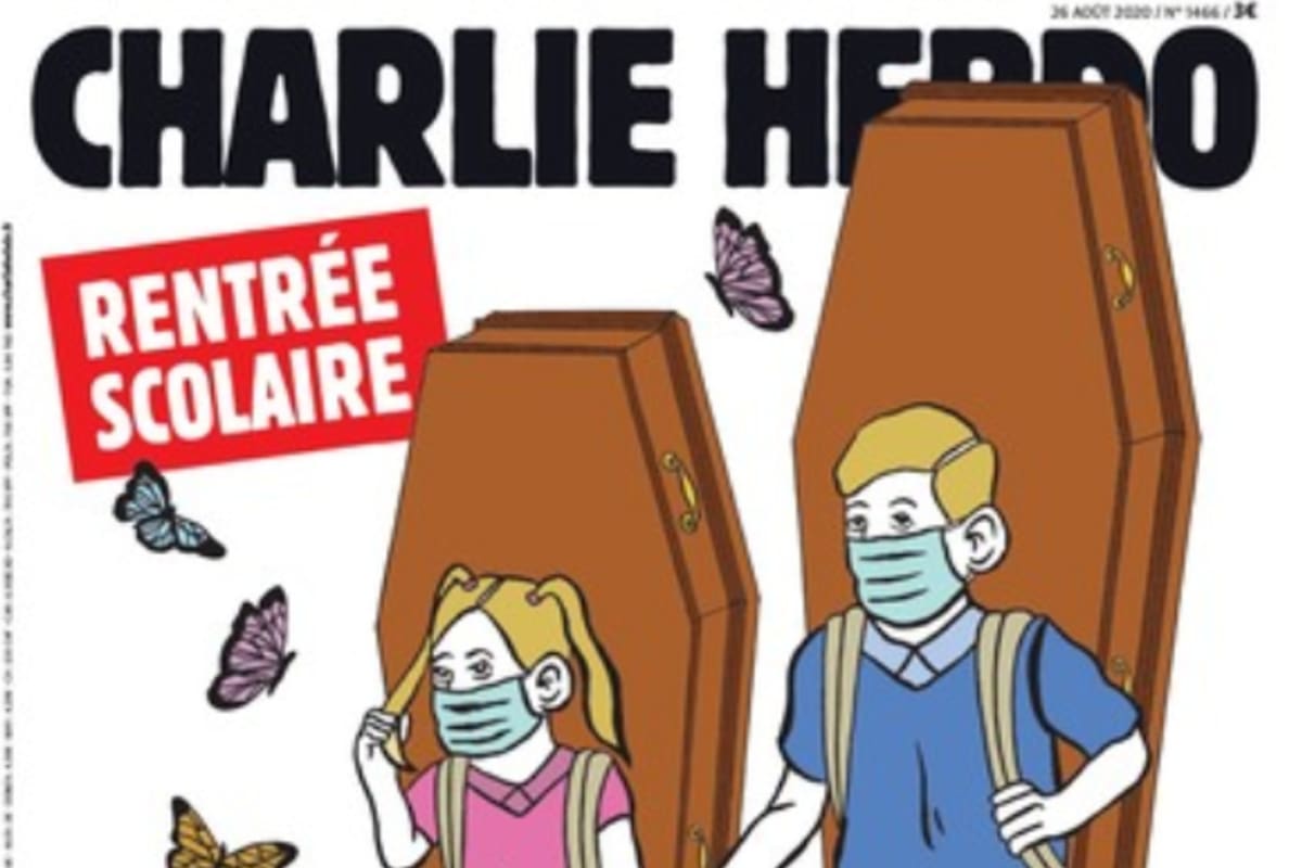 La polémica tapa de Charlie Hebdo por el regreso a clases en Francia