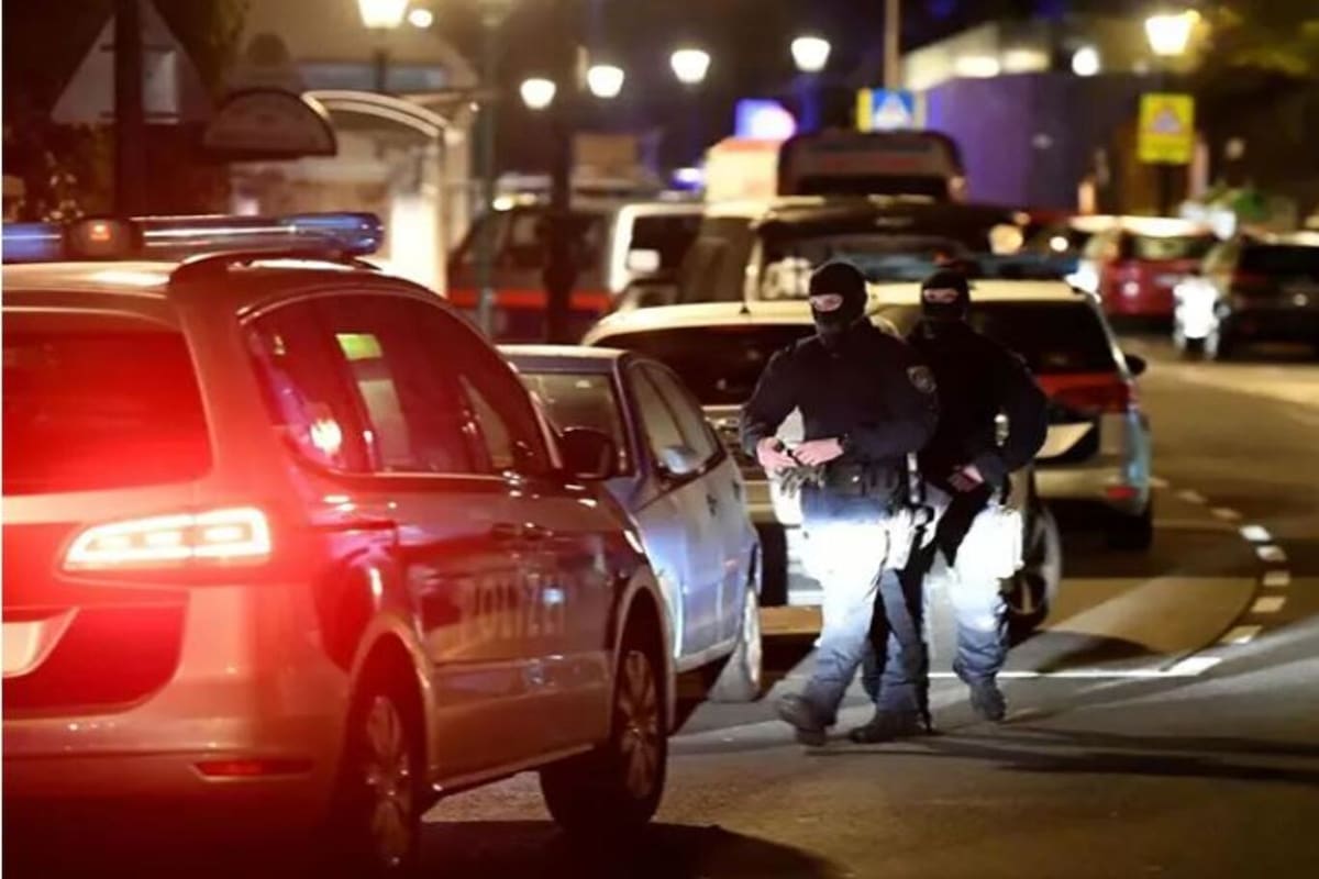 La policía actúa en el centro de Viena