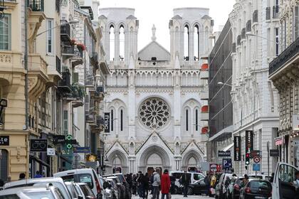La catedral de Niza, tras el ataque del jueves pasado