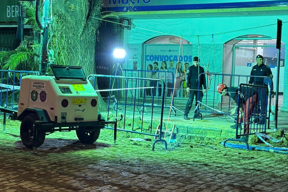 La policía bonaerense descubrió un túnel hecho para robar un banco en San Isidro