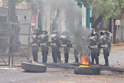 La Policía bonaerense tiró postas de goma y gases lacrimógenos