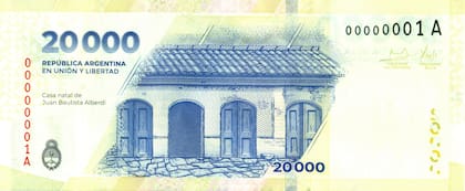 La Policía Científica de la Ciudad dio detalles para reconocer un auténtico billete de $20.000