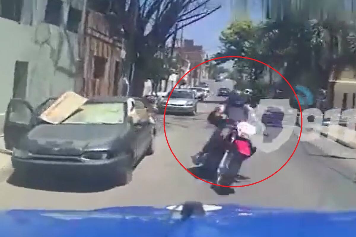 La Policía de Córdoba persiguió a los motochorros a través de las calles