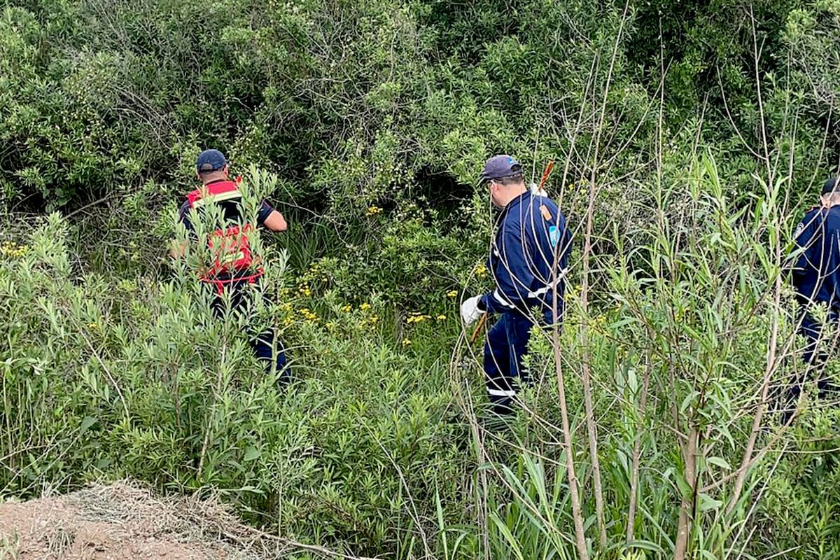 La Policía de Entre Ríos rastrilla el lugar del hallazgo de los restos óseos
