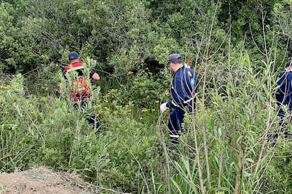 La Policía de Entre Ríos rastrilla el lugar del hallazgo de los restos óseos