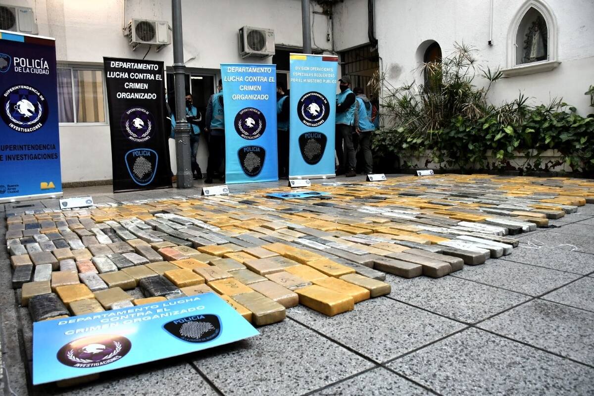 La Policía de la Ciudad concretó un golpe en una de las zonas de acopio de drogas en el conurbano