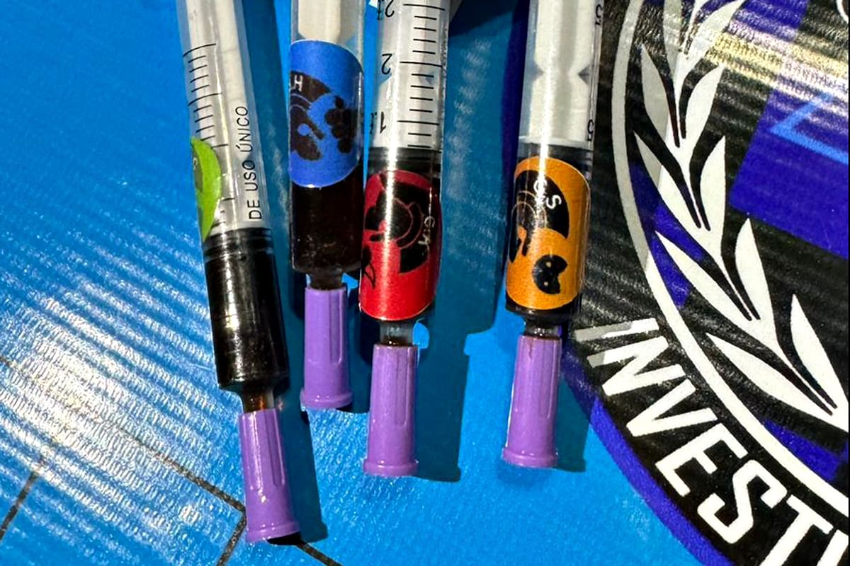 La policía de la Ciudad detuvo a dos hombres con 17 jeringas y tres cartuchos para vapeador conteniendo “THC sintético”