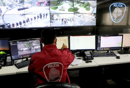 la Policía de la Ciudad se apoya en el monitoreo de cámaras de seguridad