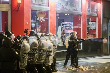 La Policía de la Ciudad también participó del operativo desalojo