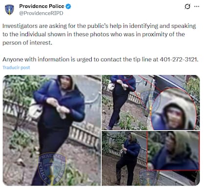 La Policía de Providence solicita ayuda para dar con el sospechoso del ataque en la Universidad de Brown