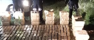 Investigan el sorpresivo hallazgo de una tonelada de droga en un campo cercano a la ruta nacional 11