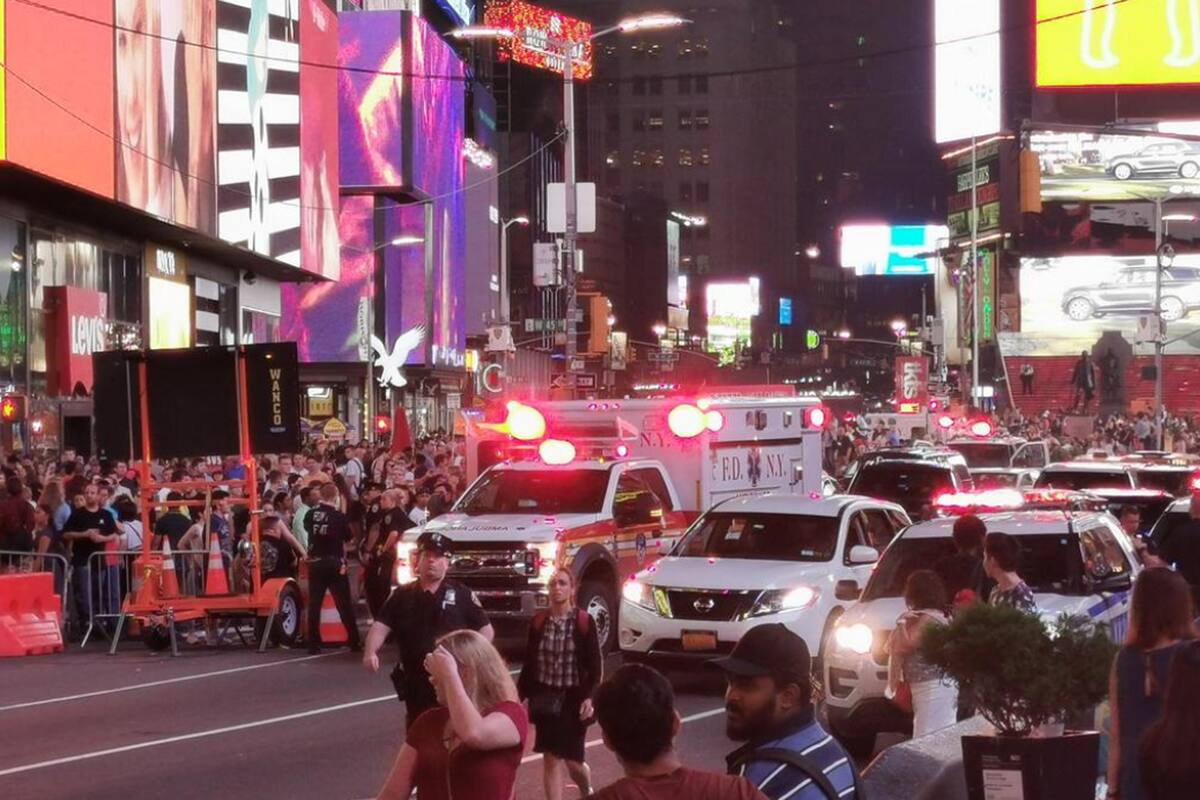 La policía descartó que se trate de un tiroteo e indicó que el sonido provino de una moto que pasó cerca del lugar