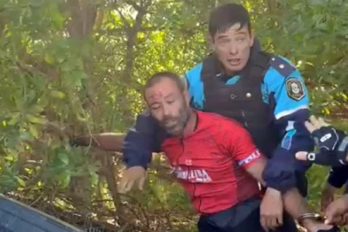 La Policía detuvo al ciclista por desacato