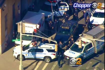 La Policía detuvo el camión cerca de la entrada de un túnel que va de Brooklyn a Manhattan