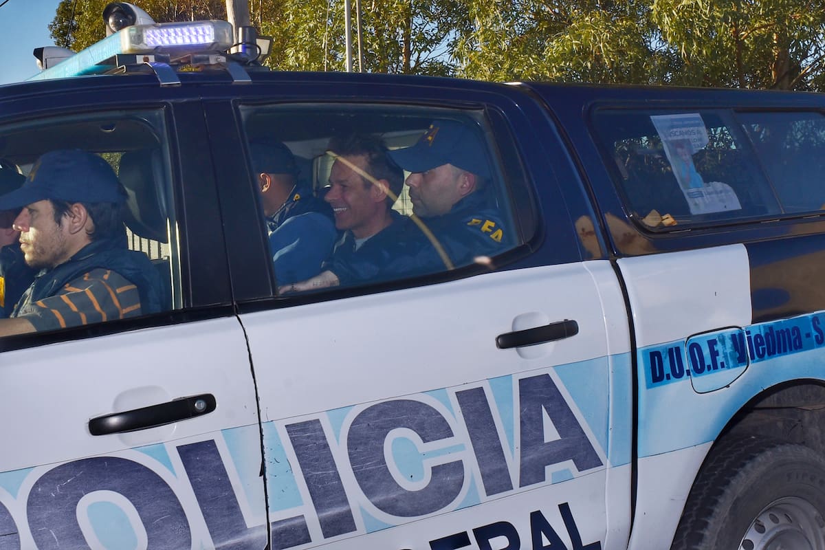 La Policía Federal trasladó al empresario Federico “Fred” Machado a la delegación de Viedma, en Río Negro
