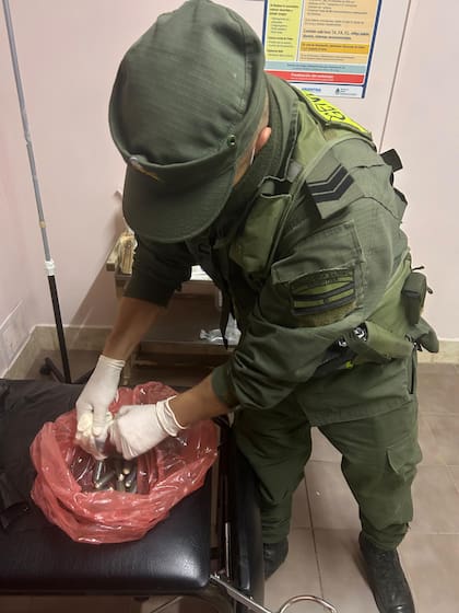 La policía incautó 188 cápsulas
Foto: Ministerio de Seguridad Nacional