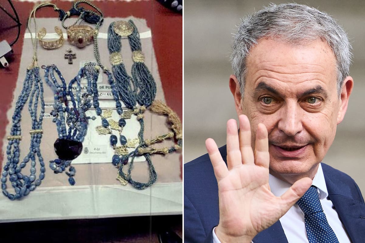 La Policía incautó relojes, collares, pulseras y otras joyas de la caja fuerte de Rodríguez Zapatero en el registro de su despacho