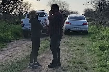 La policía llegó al lugar para desalojar a las personas