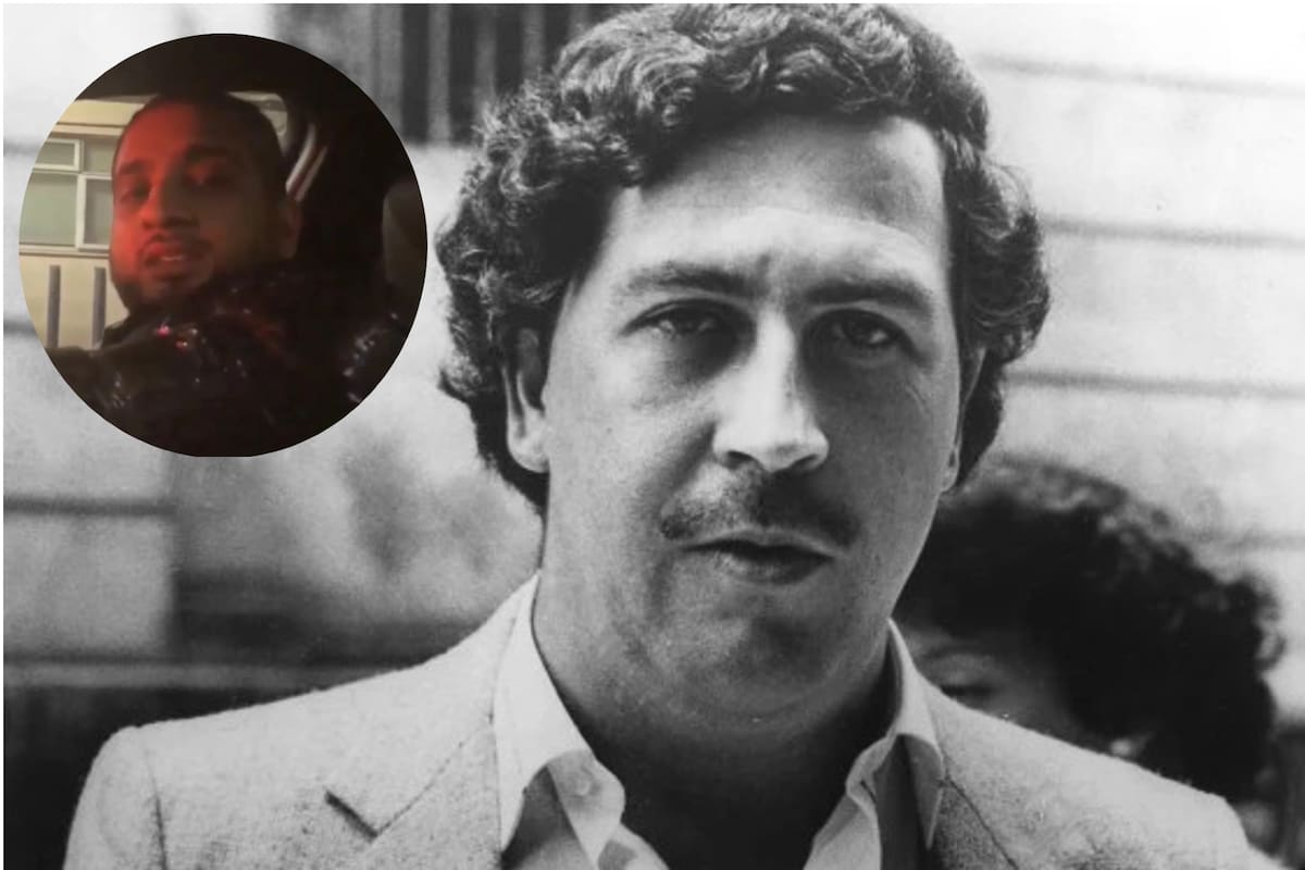 La Policía Metropolitana de Londres difundió un video publicado por Shahen Ahmed en el que asegura ser el "Pablo Escobar" del lugar