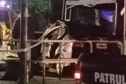 La Policía peritó el lugar del accidente