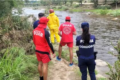 La policía rescató el cuerpo en la zona entre los balnearios El Vado y El Chorro