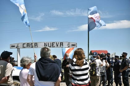 La Policía se prepara para desalojar el campo de la familia Etchevehere en 2020