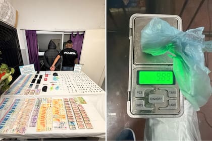 La Policía secuestró droga y dinero en efectivo
