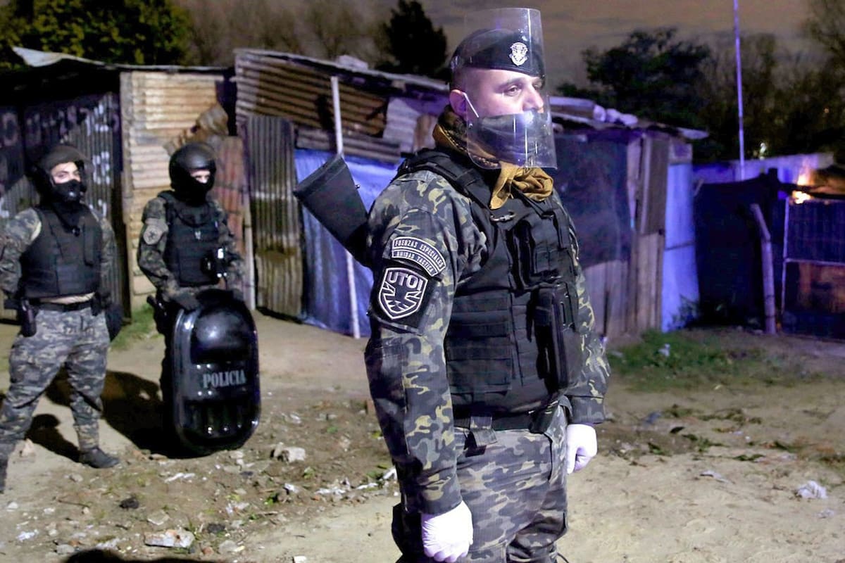 La policiía bloqueó ayer todos los accesos al lugar
