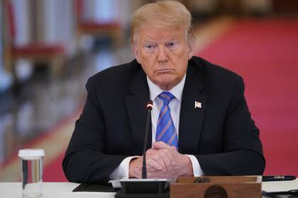 La noticia de la caída del PBI no es buena noticia para el presidente Donald Trump, cuya popularidad ha caído en los últimos meses