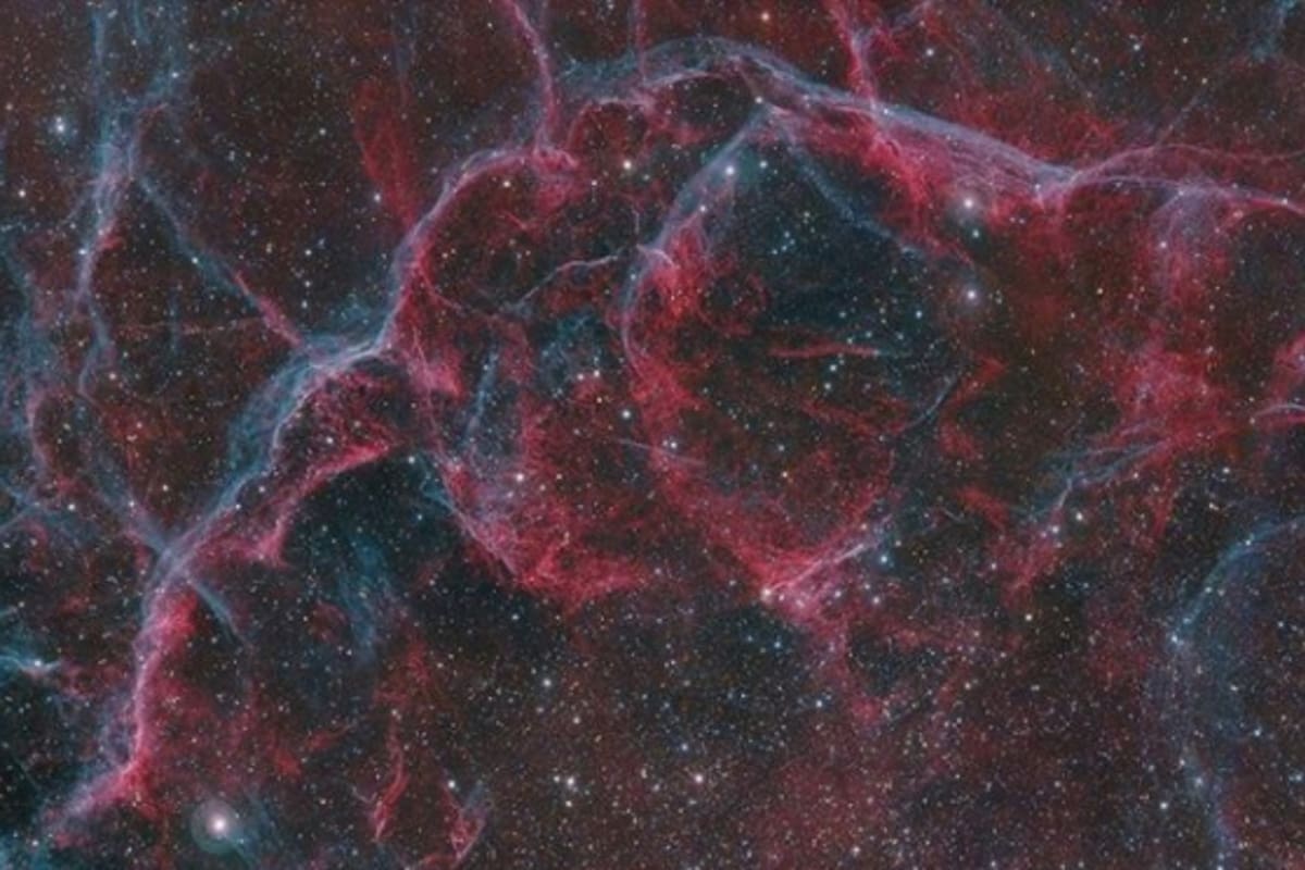 La porción de cielo observada alrededor de la constelación Vela que abarca unas diez millones de estrellas donde no se encontraron signos tecnológicos de vida inteligente